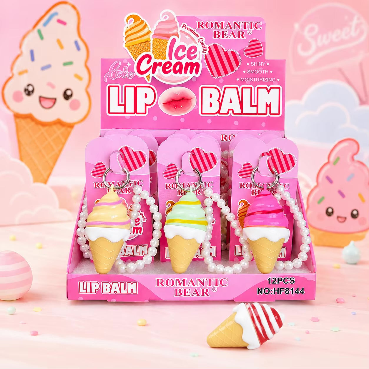 Ice cream lip balm