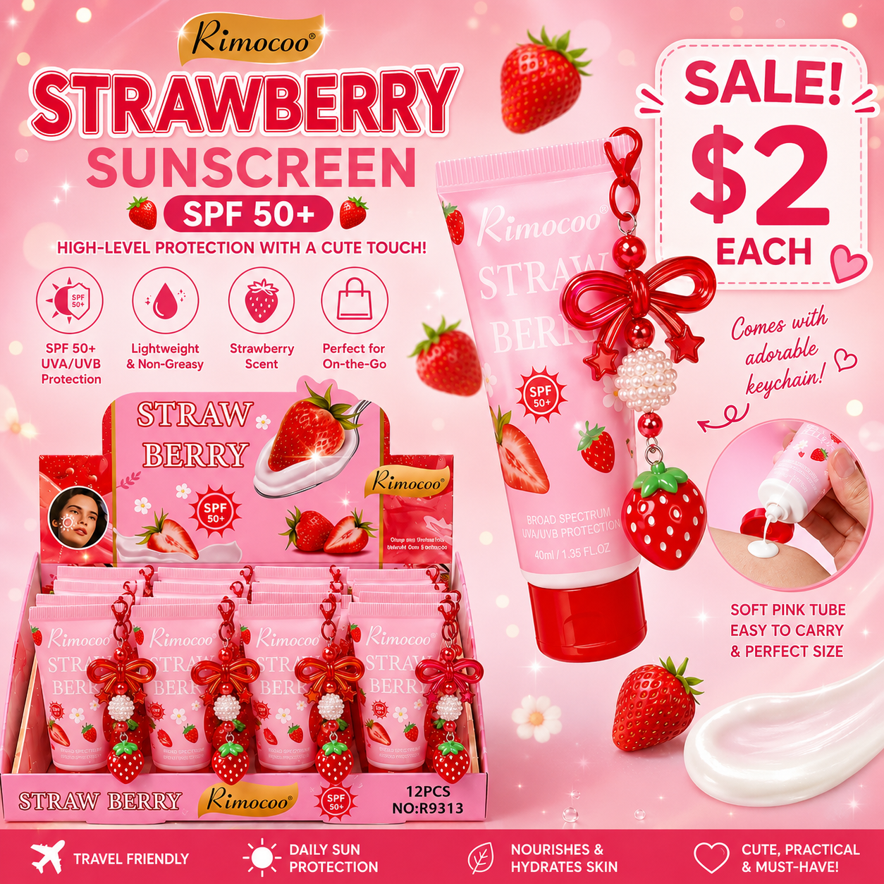 Strawberry sunscreen